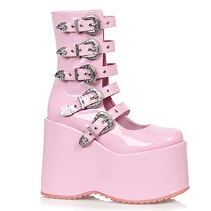 500-ASH 5" Chunky Platform Boot w/Buckles