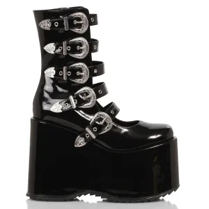 500-ASH 5" Chunky Platform Boot w/Buckles