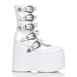 500-ASH 5" Chunky Platform Boot w/Buckles