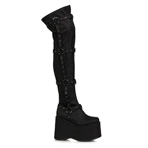 500-FUMIKO 5" Chunky Heel Platform Boot
