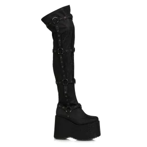 500-FUMIKO 5" Chunky Heel Platform Boot