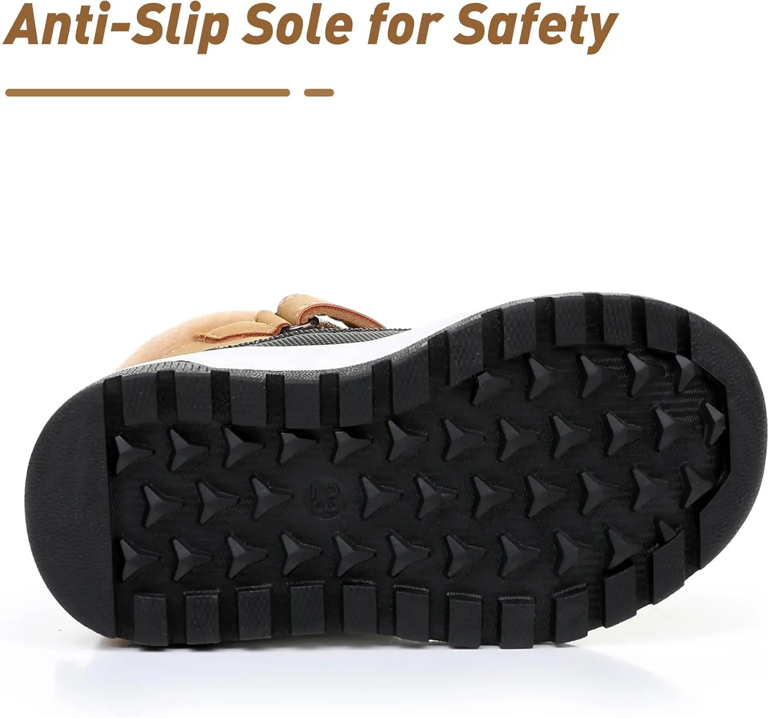 Ahannie Boys Girls Boots Toddler Kids Fall Boots Water Resistant Outdoor Ankle Shoes(Toddler/Littler Kid)