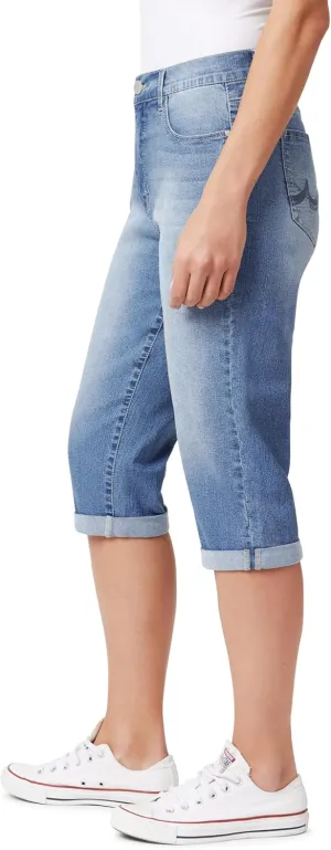 Angels Forever Young Women's Forever Skinny Mid-Rise 17" Inseam Capri Jeans (Available in Plus Sizes)