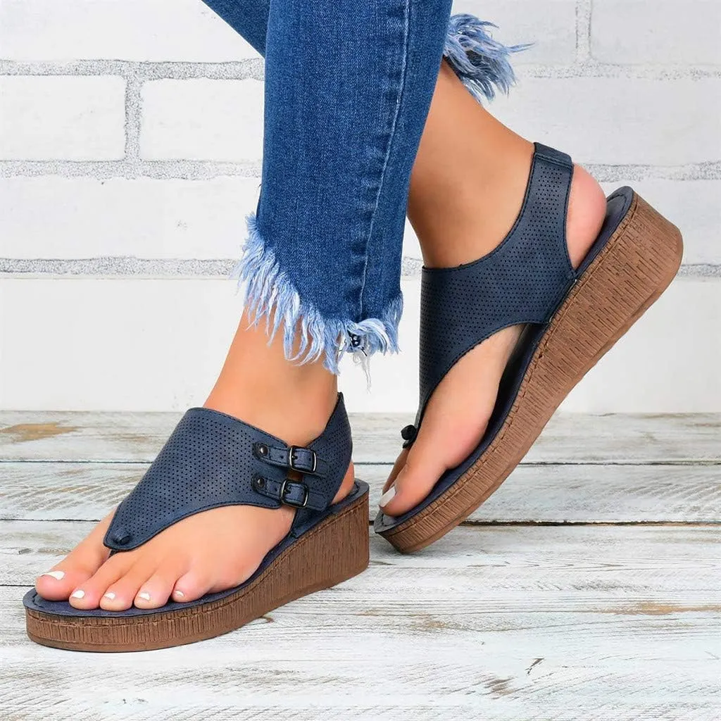 Black Sandals Women Dressy,Sandals for Women Wedge Summer Beach Platform Espadrille High Heel Sandals