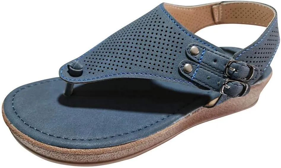 Black Sandals Women Dressy,Sandals for Women Wedge Summer Beach Platform Espadrille High Heel Sandals