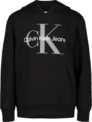 Calvin Klein Boys' Long Sleeve Pullover Fleece Hoodie