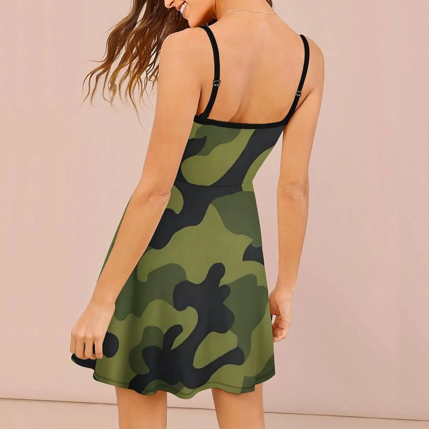 Casual Tank Dress Sleeveless Standard-Fit Holiday Dress