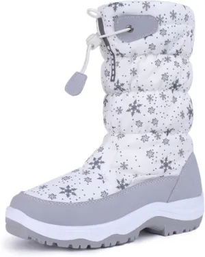 CIOR Women's Snow Boots Winter II Water-Resistant Fur Lined Frosty Warm Anti-Slip Boot U120WMX002-White-38