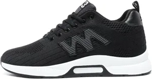 Couple Men's Elevator Shoes Men's Casual Mesh Trainers Lightweight Breathable Lace Up Sports Shoes with Hidden Lift Heel for Men Cm Sneaker Boots for Men Steel Toe Light