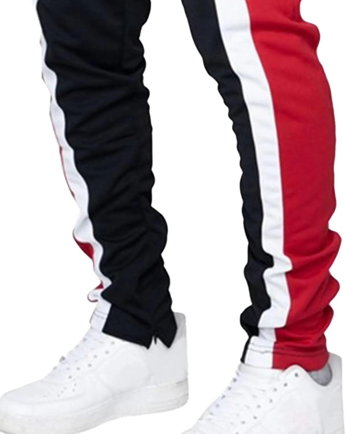 DGHM-JLMY Mens Panty Zipper Casual Sweatpants Lightweight Commuter Trendy Pant Handsome Fashion Jogging Trousers