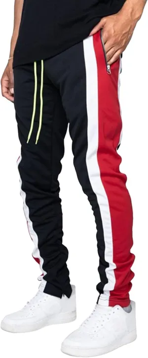DGHM-JLMY Mens Panty Zipper Casual Sweatpants Lightweight Commuter Trendy Pant Handsome Fashion Jogging Trousers
