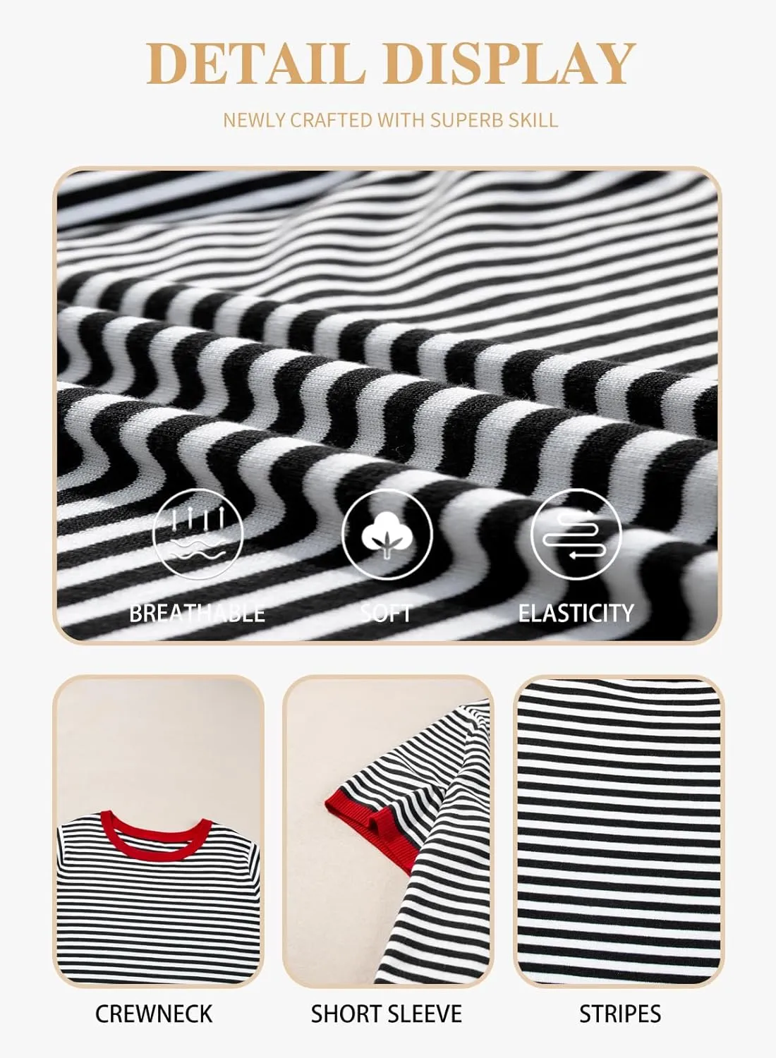 Eytino Womens Plus Size Sweaters Crewneck Short Sleeve Striped Color Block Casual High Low Knitted Tops(1X-5X)