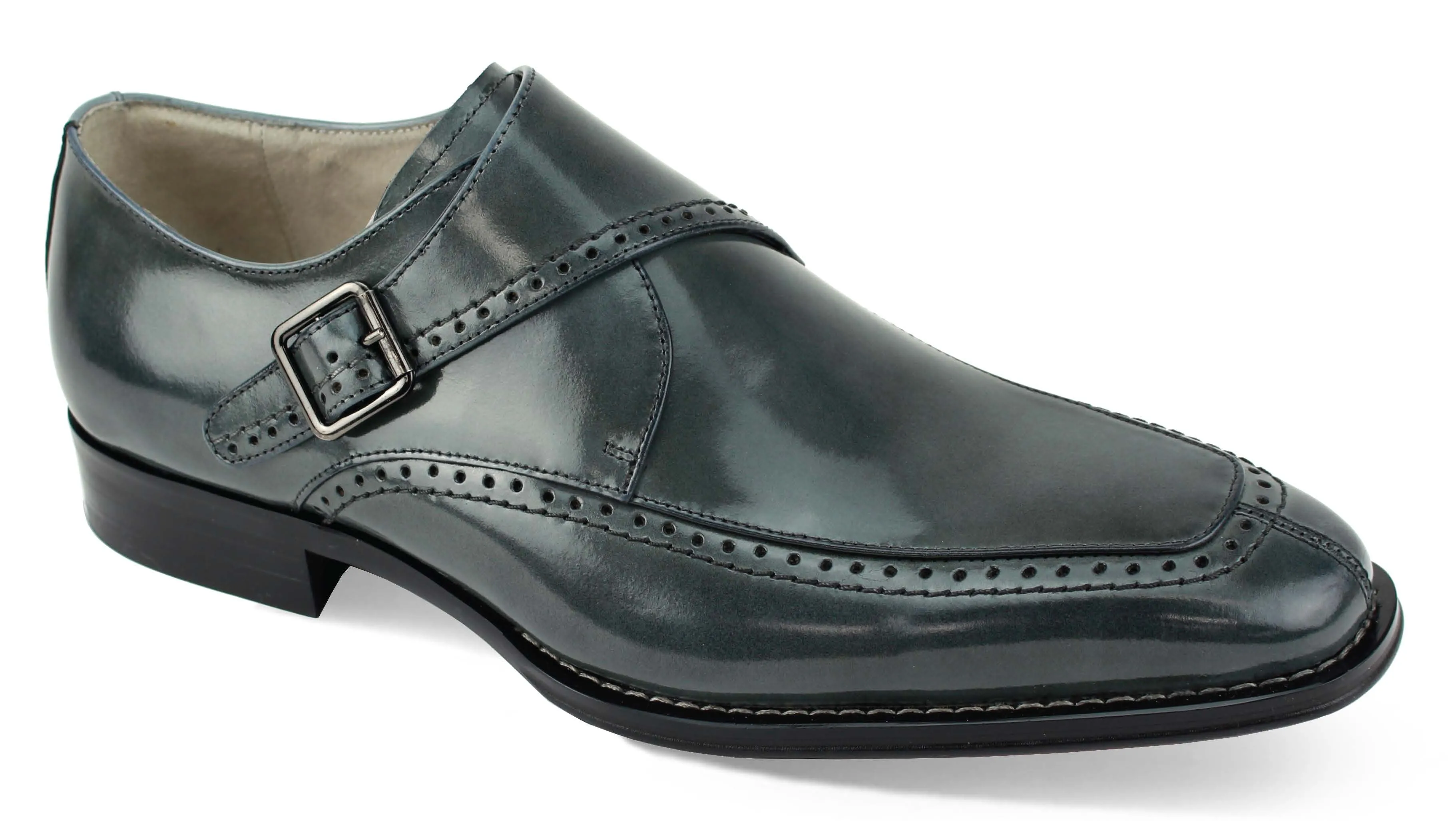 Giovanni Leather Dress Shoes-AMATO-GRY