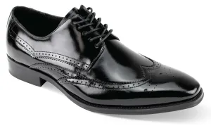 Giovanni Leather Dress Shoes-LINCOLN-BLK