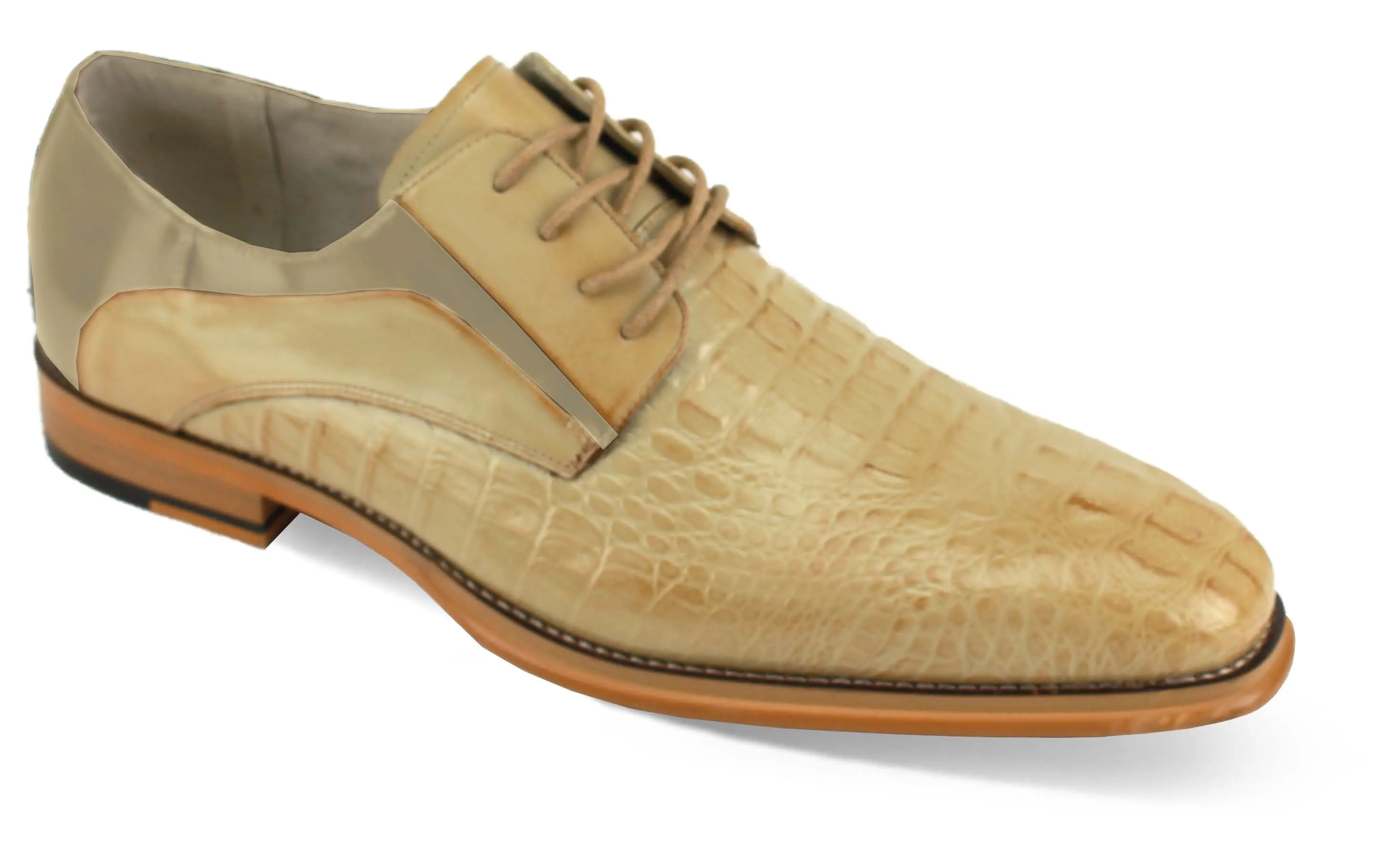 Giovanni Leather Dress Shoes-MASON-NA