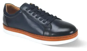 Giovanni Leather Dress Shoes-PORTOR-NVY