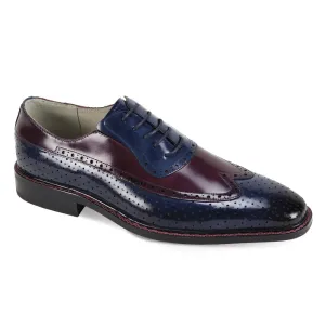 Giovanni Leather Dress Shoes-RIO-BLU-BURG