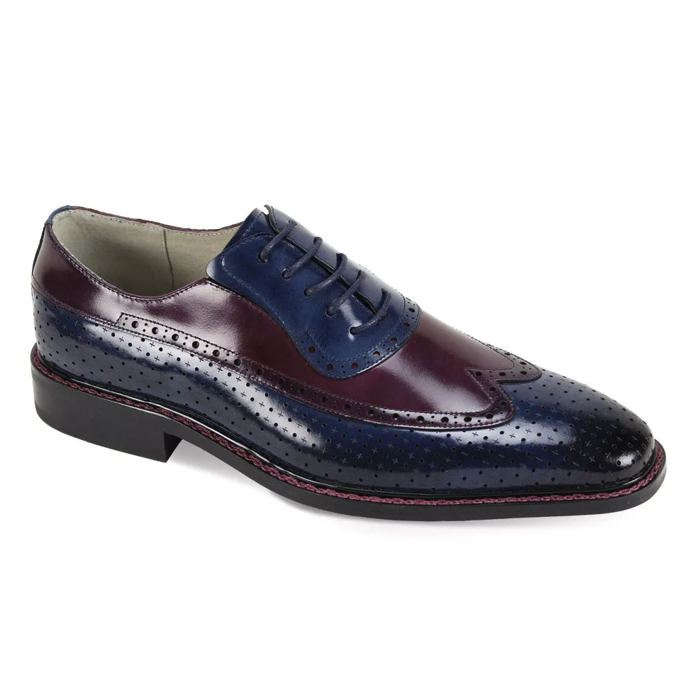 Giovanni Leather Dress Shoes-RIO-BLU-BURG