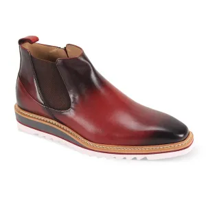 Giovanni Leather Dress Shoes-ROYCE-WINE