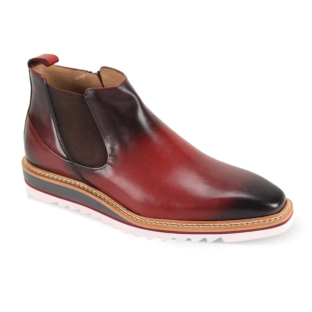 Giovanni Leather Dress Shoes-ROYCE-WINE