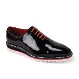 Giovanni Leather Dress Shoes-RUBEN-BLK-PATENT