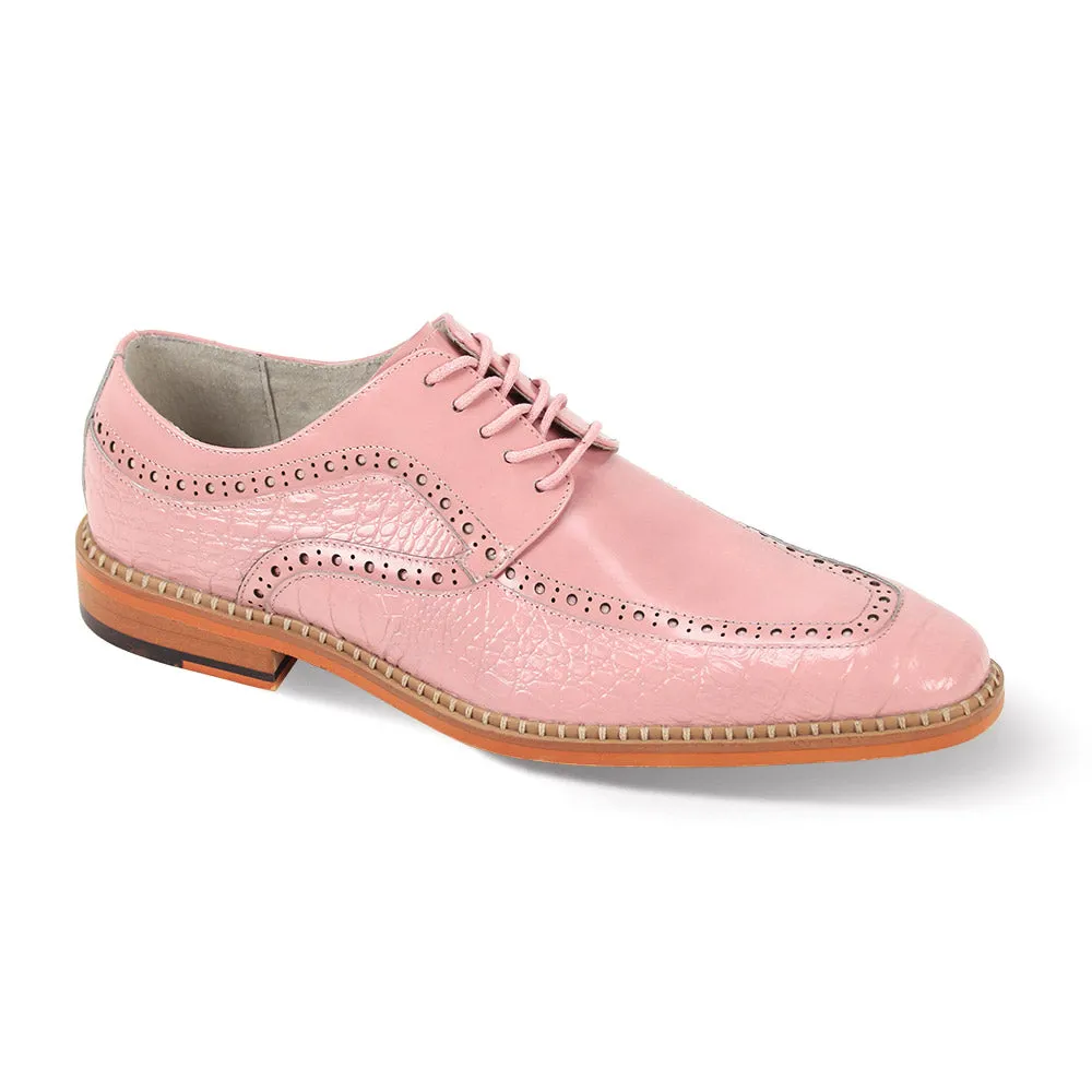 Giovanni Leather Dress Shoes-TERENCE-PINK