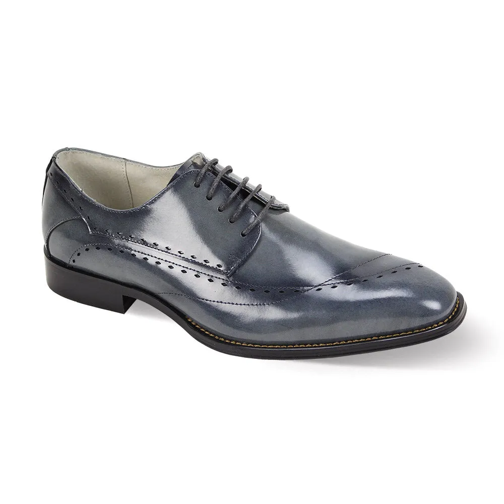 Giovanni Leather Dress Shoes-TRISTON-GRY