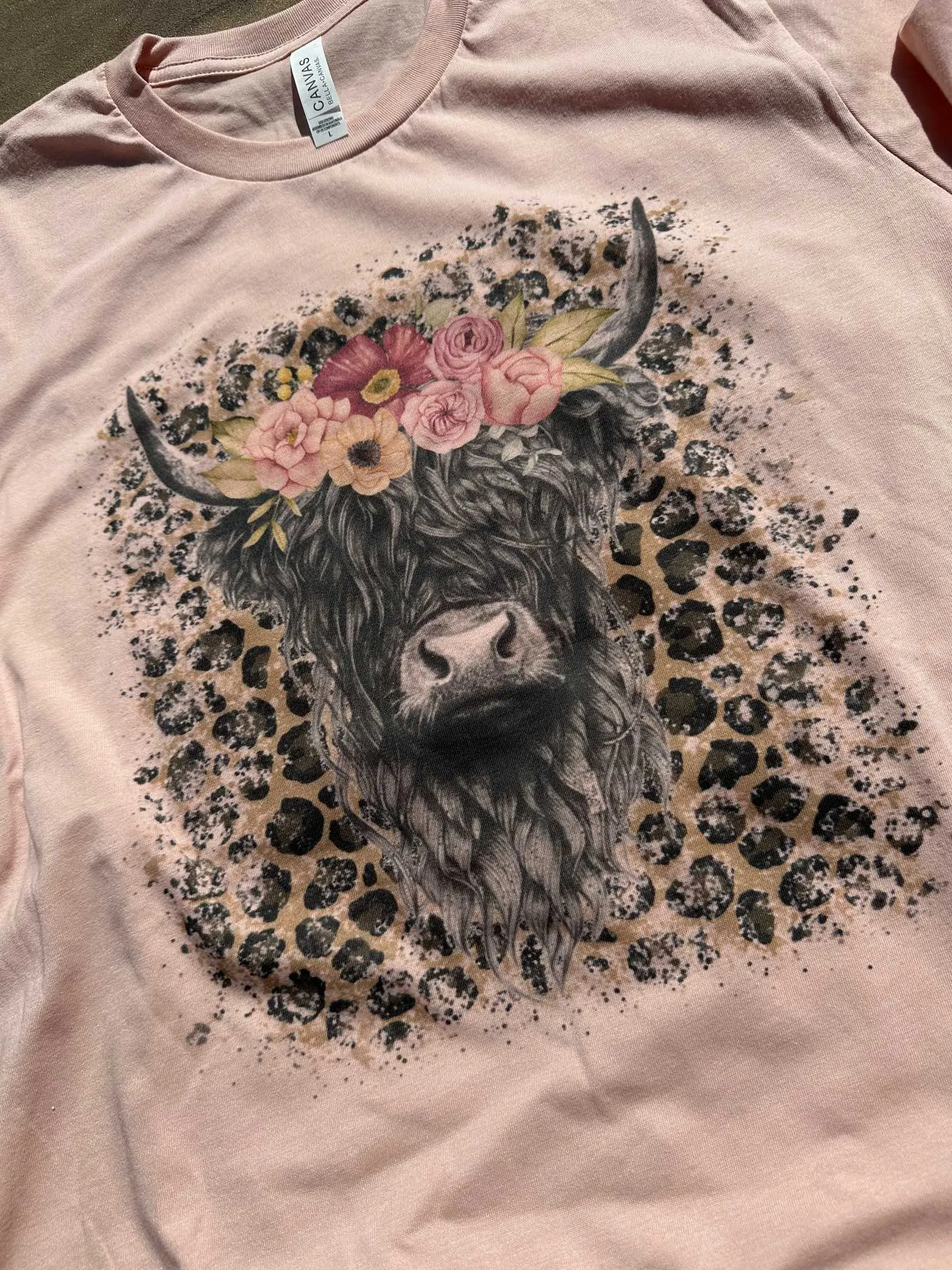 Highland Blushing Cow Tee