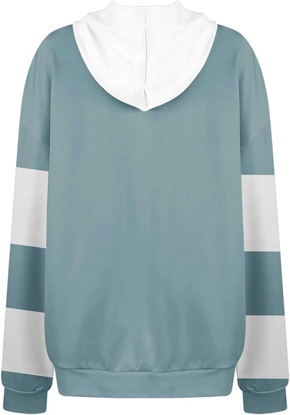 Hoodies for Women Casual Long Sleeve Color Block Tops Oversized Sweatshirts Cute Loose Fitted Pullover with Pockets