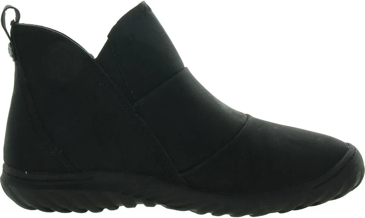 JBU Women's Piper Ruched Fashion Comfort Casual Water Resistant Ankle Boot