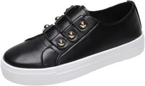 Ladmiple Shoes For Women Sneakers Trendy Slip on Canvas Walking Shoes Fashion Casual Summer Comfortable Flats Loafers