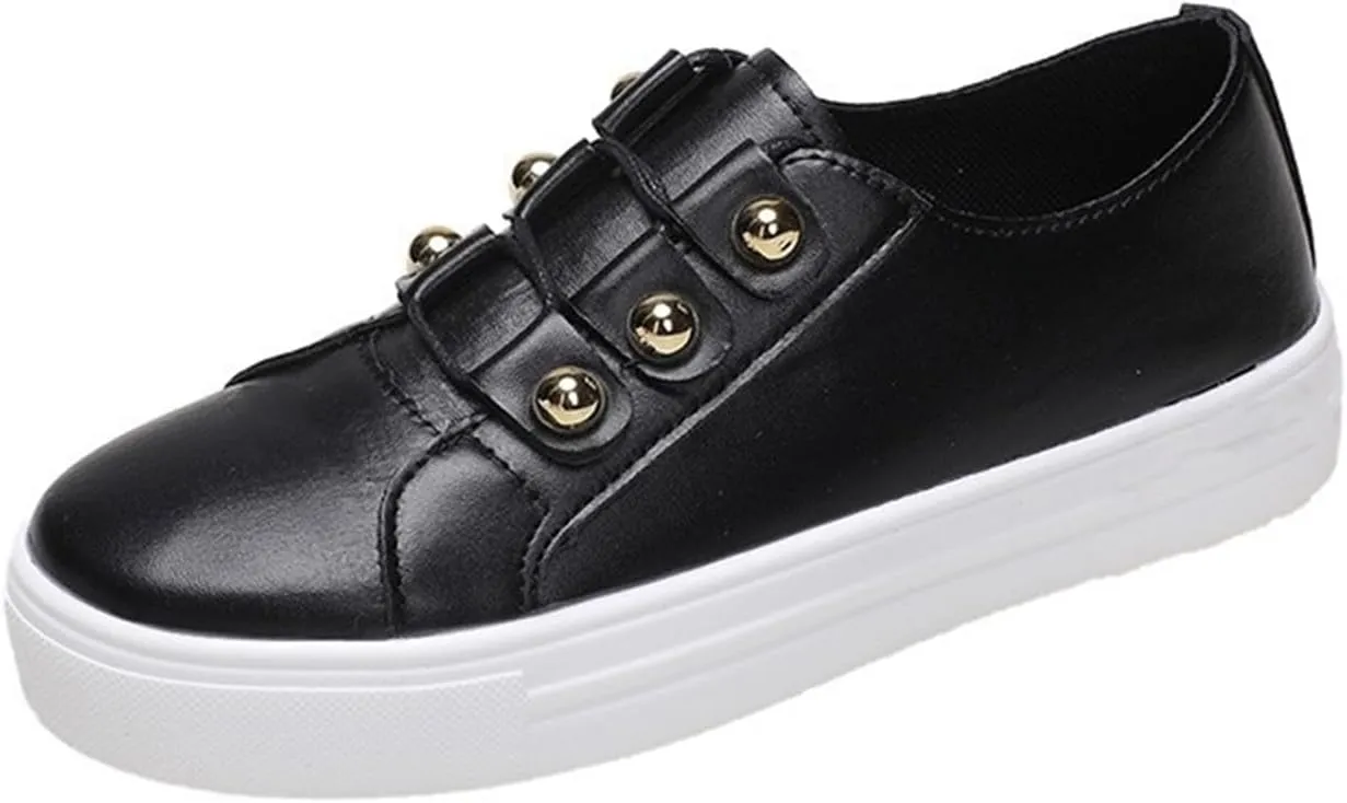 Ladmiple Shoes For Women Sneakers Trendy Slip on Canvas Walking Shoes Fashion Casual Summer Comfortable Flats Loafers
