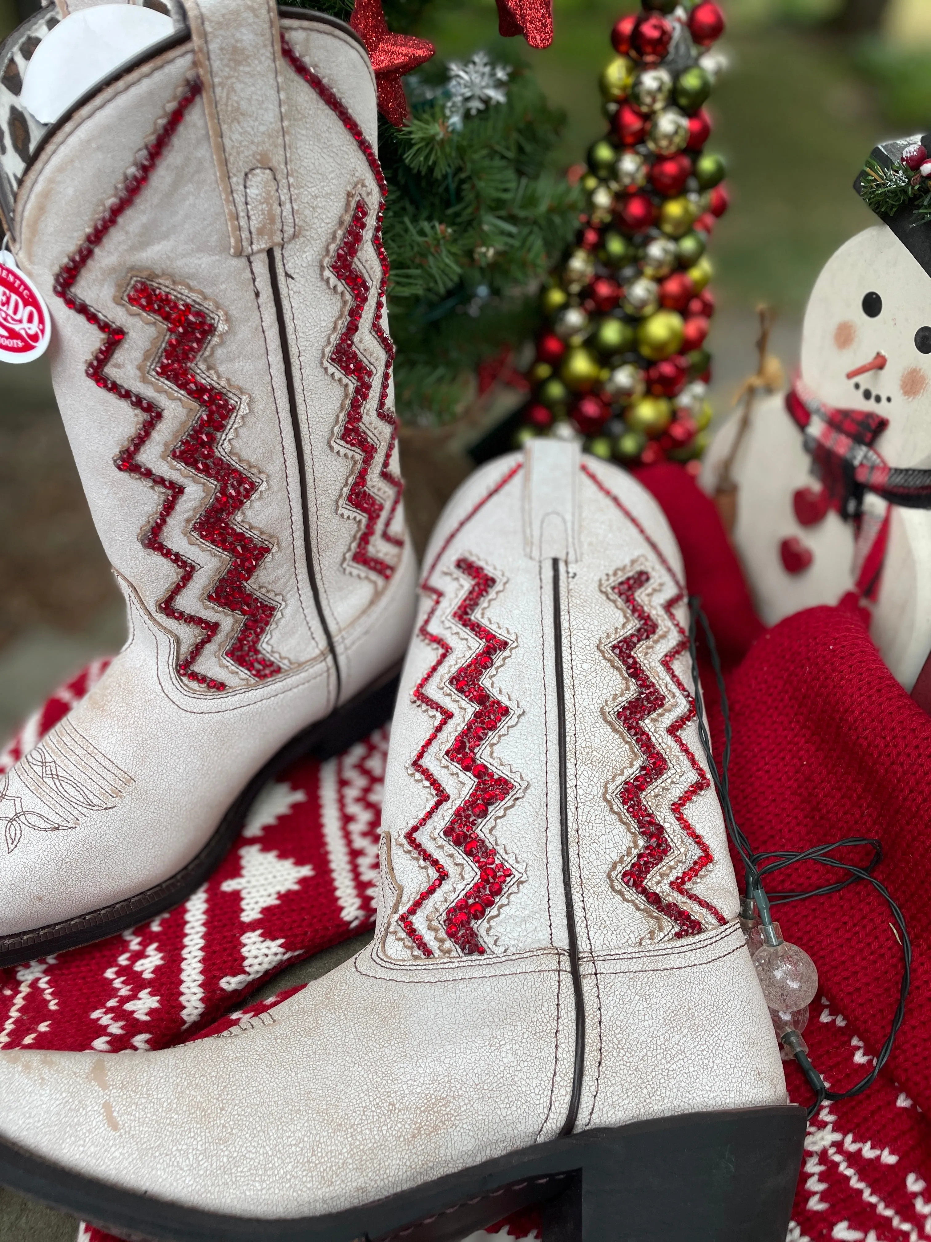 Laredo Wedding Cowboy Boots, Western Boots for Women, Sparkle Cowboy Boots