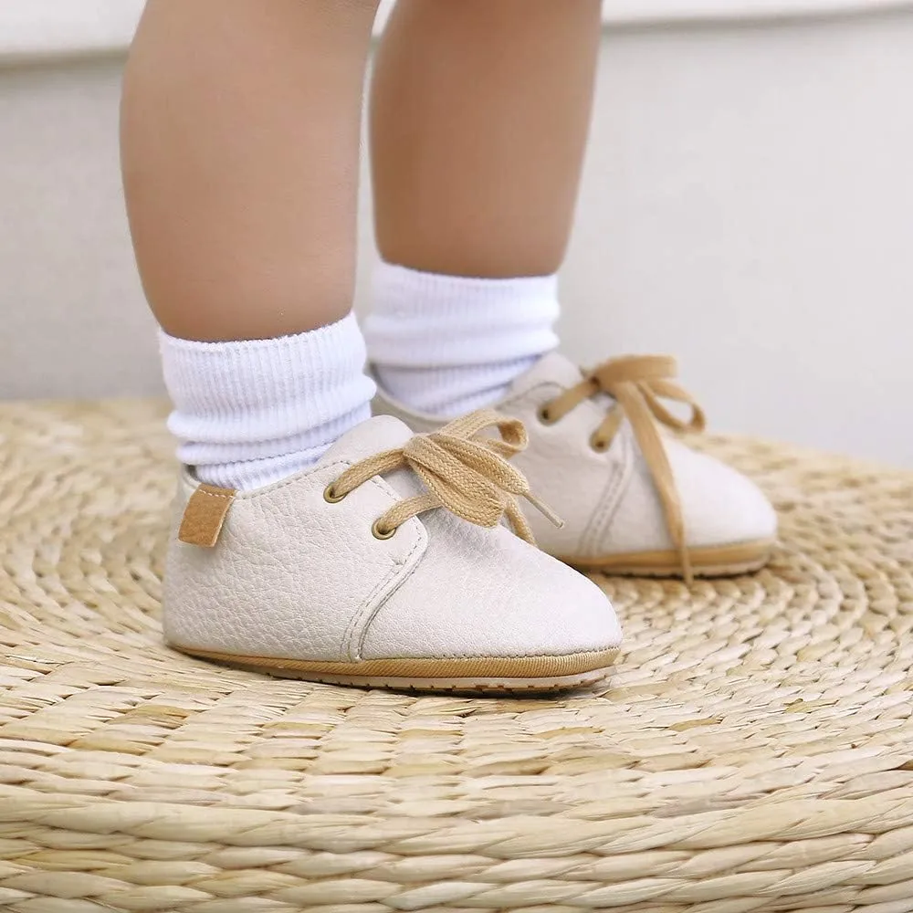 Meckior Baby Booties Newborn Infant Unisex Baby Girls Boys Velvet Rubber Anit-Slip Sole Shoes Toddler Fleece Cozy Winter Warm Prewalker Boots