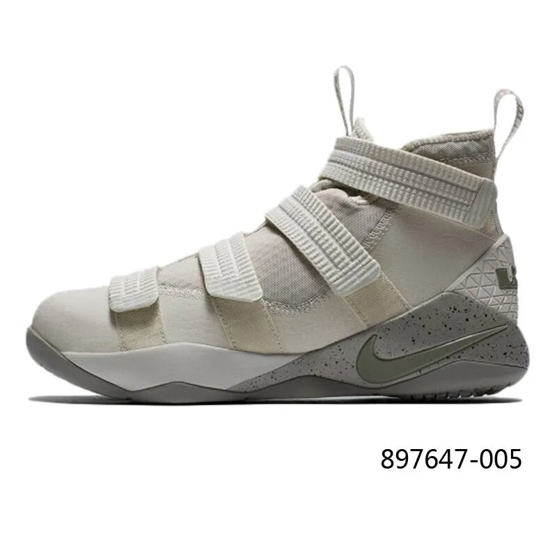 Original Authentic Nike LEBRON SOLDIER 11 Men Basketball Shoes Medium Cut Sports outdoor Sneakers 2018 New Arrival 897647-004