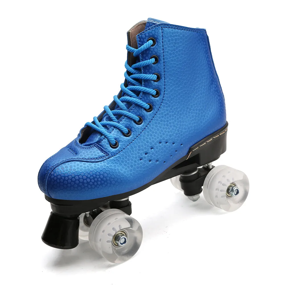 Outdoor Quad Skates Adult Youth Artistic Roller Skate Boots for Dance Training Competition