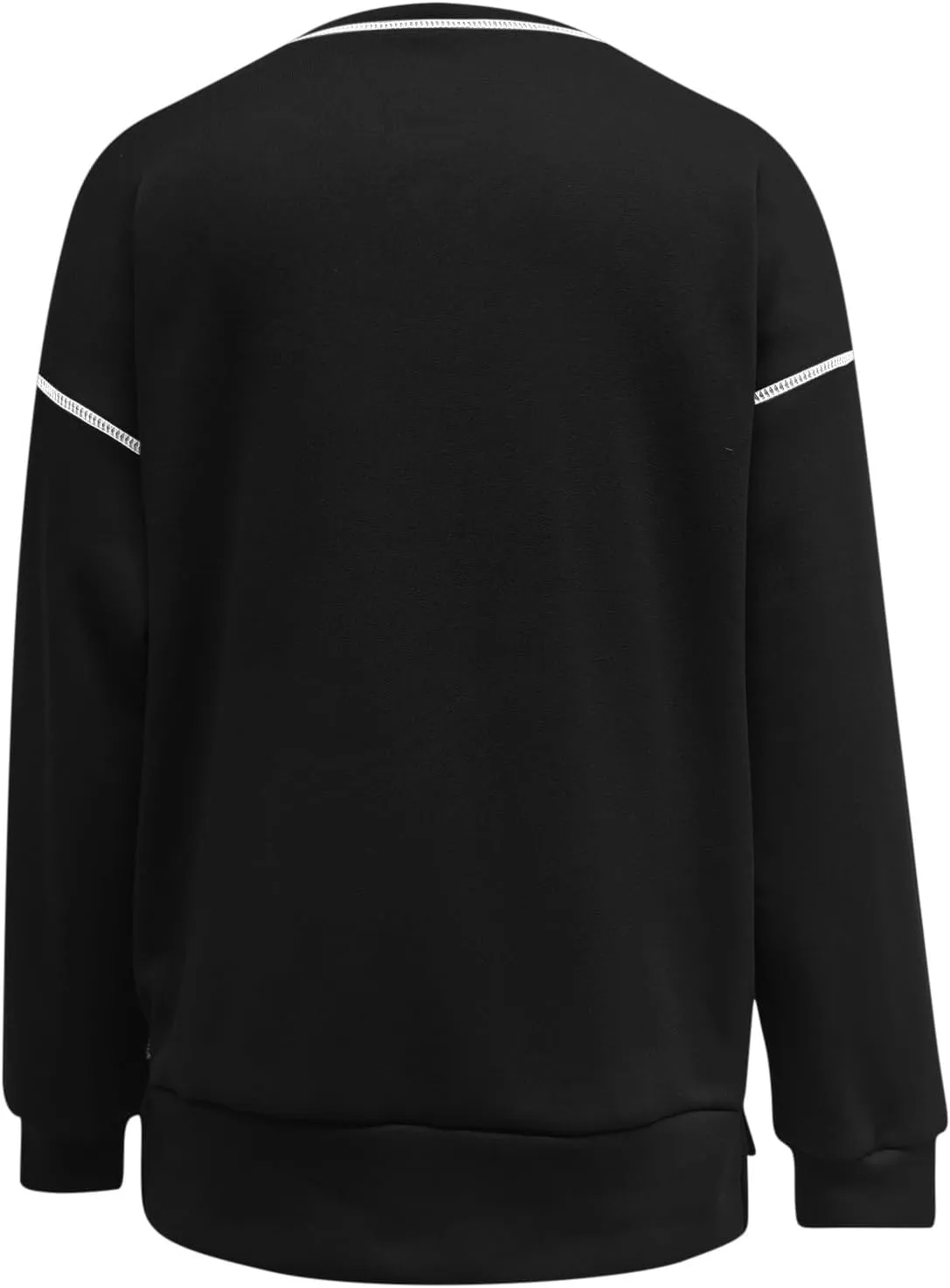 Oversized Sweatshirt for Women Crewneck Side Zipper Tunic Tops Long Sleeve Hoodie Fall Winter Pullover Sweaters