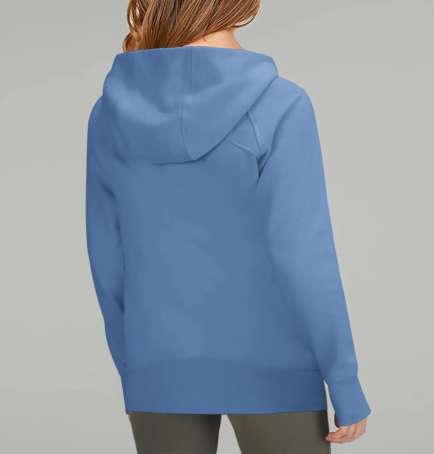 rrhss Girls Zip Up Hoodies Sweatshirts Long Sleeve Thumb Hole Pullover Tops with Pockets 5-14 Years, Runs Small