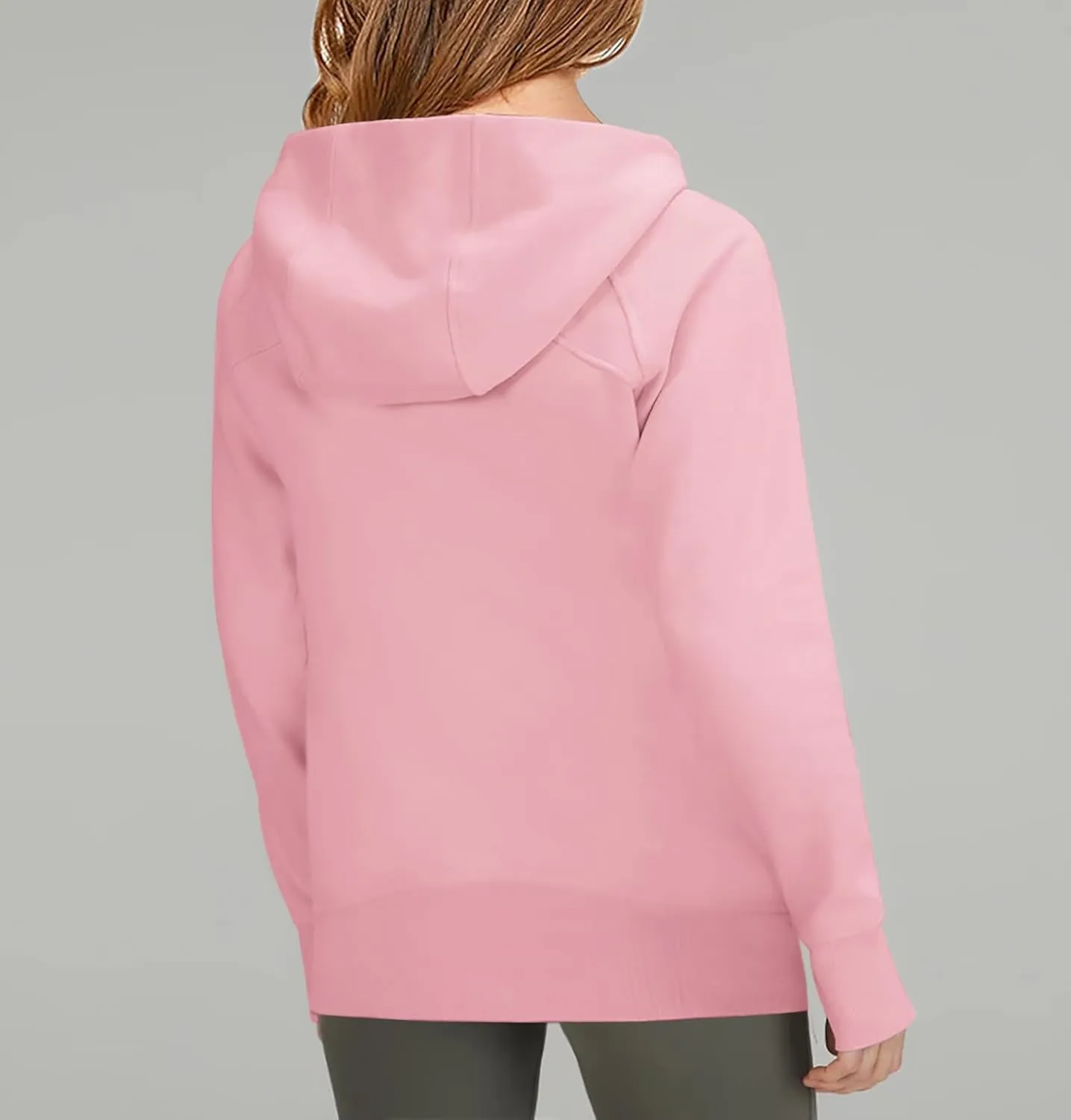 rrhss Girls Zip Up Hoodies Sweatshirts Long Sleeve Thumb Hole Pullover Tops with Pockets 5-14 Years, Runs Small