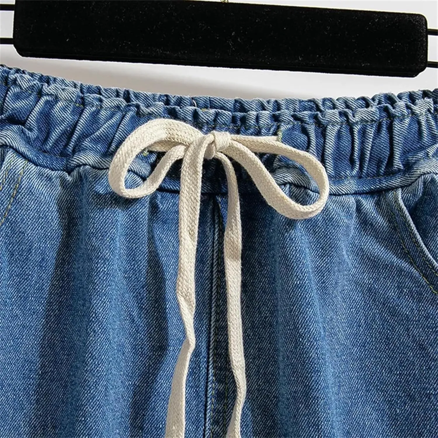 SaoBiiu Women High Waist Denim Skirt Spring Summer Casual Solid Loose A-Line Midi Skirts