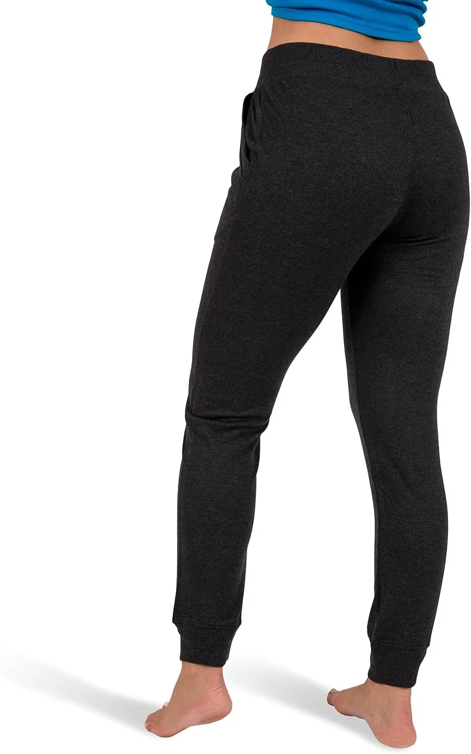 Sexy Basics Women's Drawstring Joggers | Knit Cotton Sweat Pants | Multi Packs & Colors