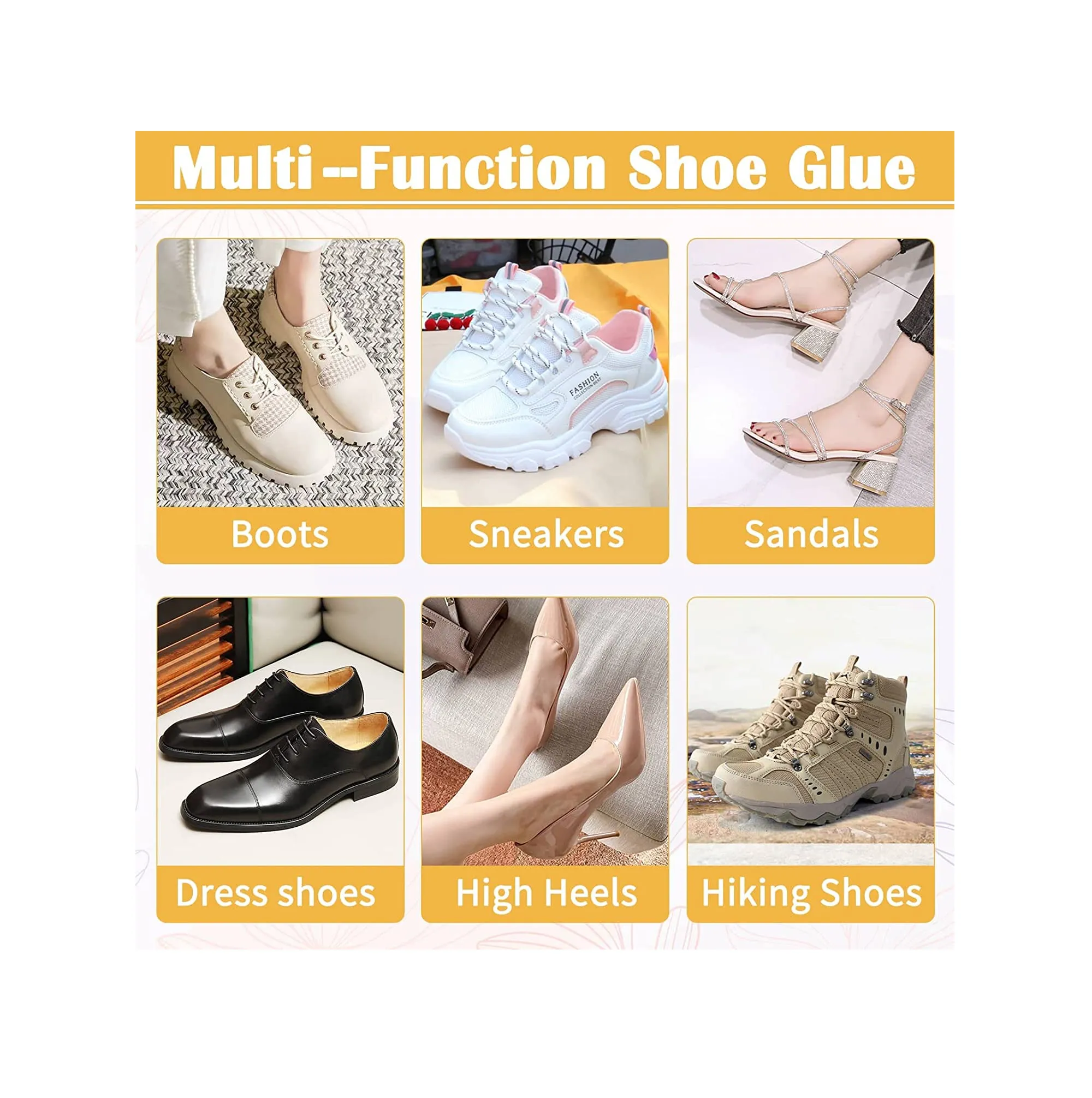 Shoe Glue Sole Repair Adhesive, Evatage Waterproof