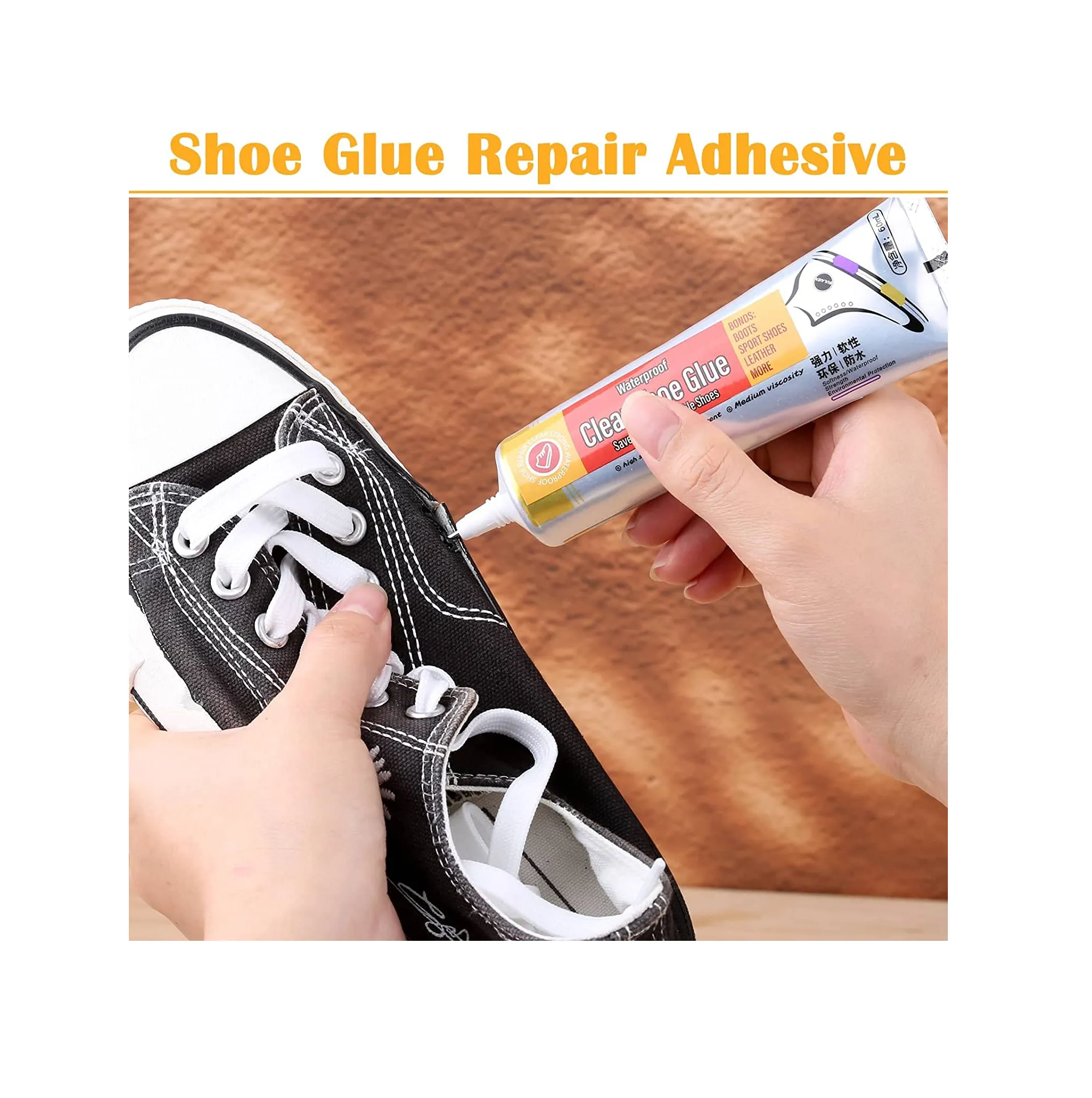 Shoe Glue Sole Repair Adhesive, Evatage Waterproof