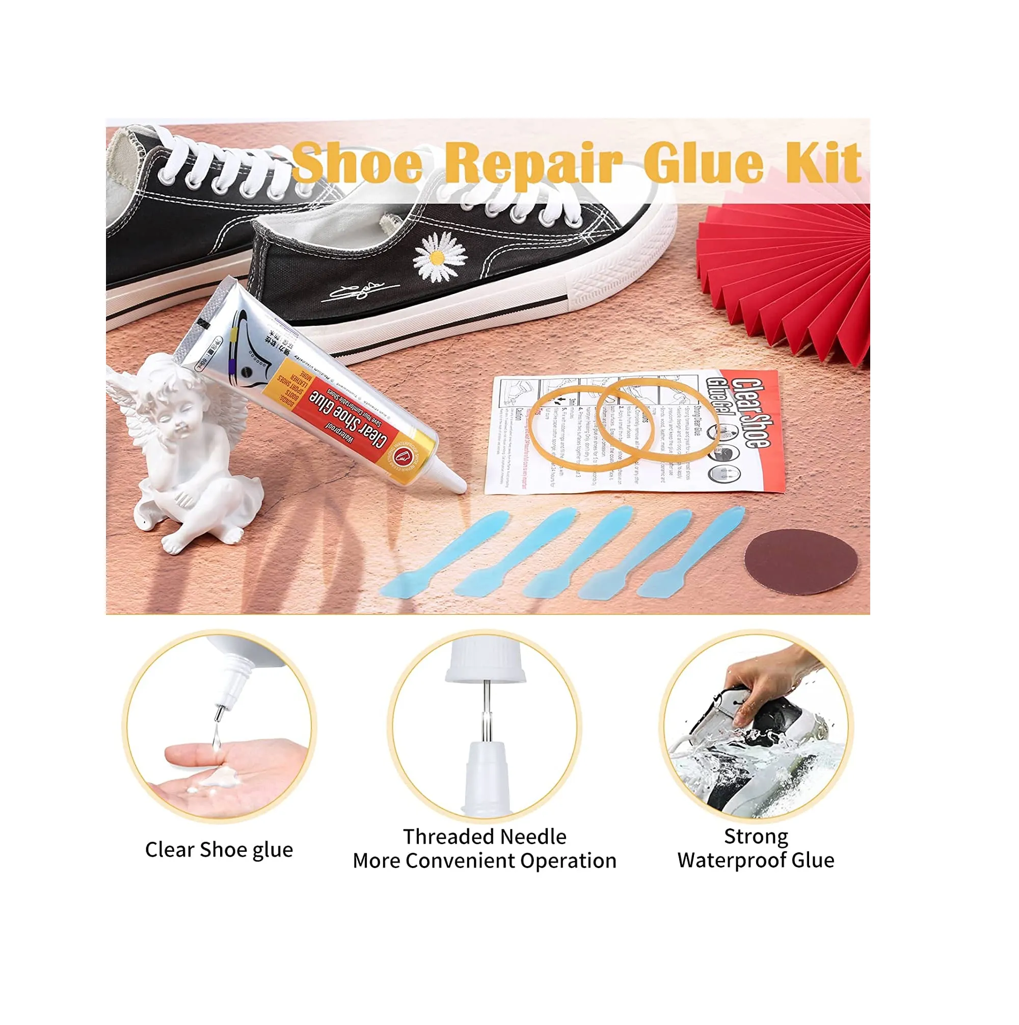 Shoe Glue Sole Repair Adhesive, Evatage Waterproof