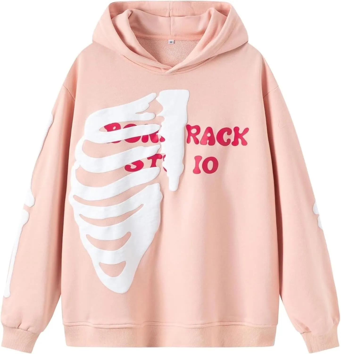 Skeleton Y2K Grunge Goth Oversized Streetwear Pullover Hoodie Unisex