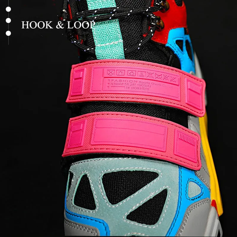 Sneakerhill 'Blaze Chromatic' Sneakers Colorful High top Sneakers