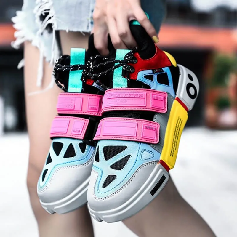 Sneakerhill 'Blaze Chromatic' Sneakers Colorful High top Sneakers