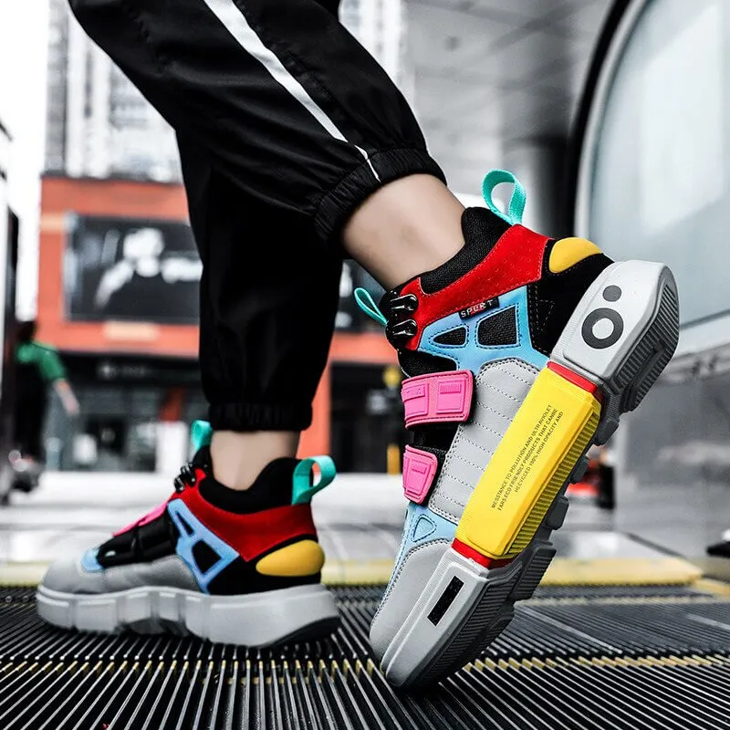 Sneakerhill 'Blaze Chromatic' Sneakers Colorful High top Sneakers