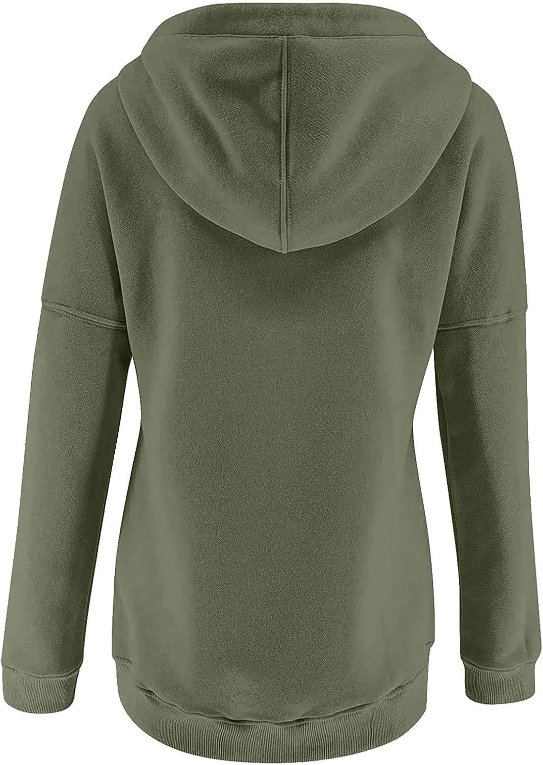 Sweatshirt for Women Fall Womens 2024 Hoodies Button Collar Drawstring Hooded Pullover Sweatshirt Casual Long Sleeve Tops