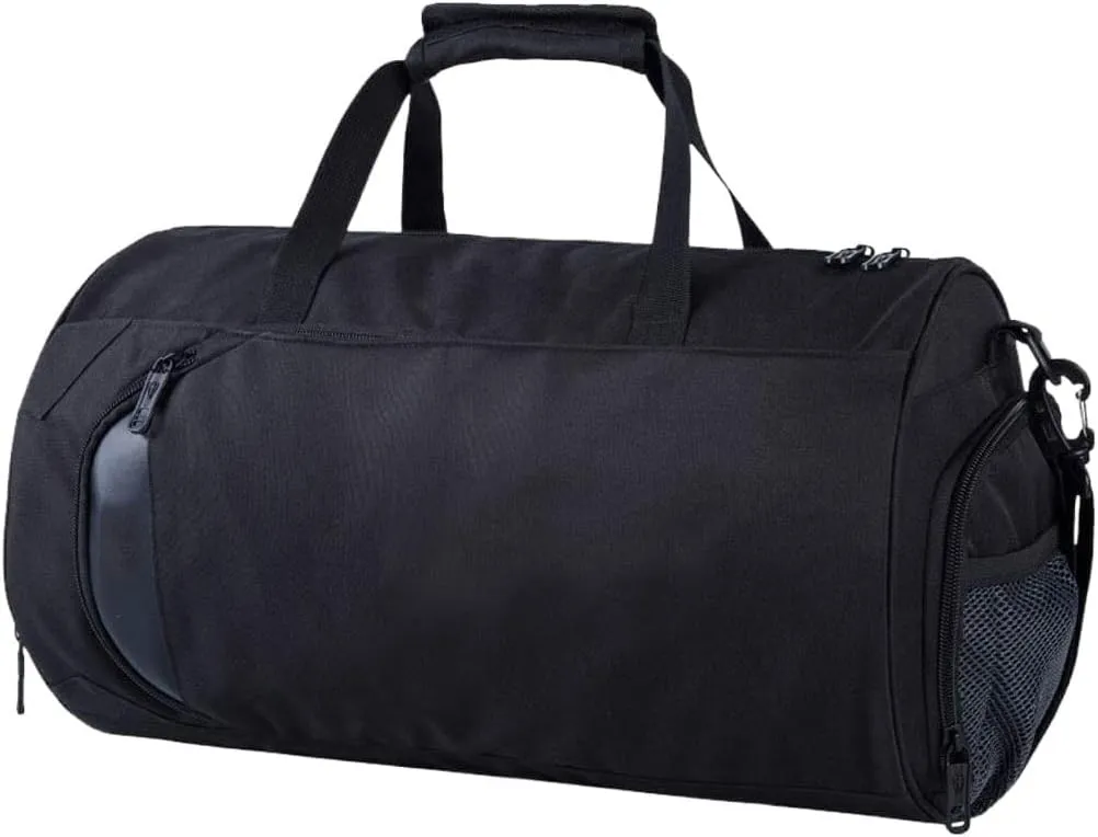 TOEWOE Travel Duffel Bag, Sports Gym Bag with Wet Pocket & Shoe Compartment, Waterproof, Fitness Workout Bag for Men and Women, Black